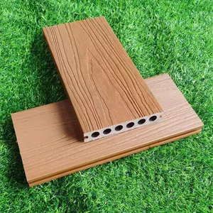 Outdoor Terrace Flooring WPC Deck Floor Exterior Composite Decking For Garden Landscape