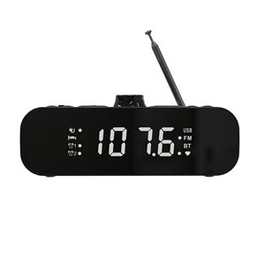 <span class=keywords><strong>Radio</strong></span> Reloj Despertador Portátil Retro con Pantalla LED, Altavoz Bluetooth, <span class=keywords><strong>Radio</strong></span> FM, Modelo BT-A5 - Product Image 2