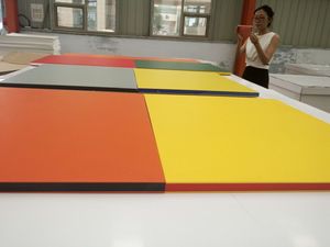 Sandwich 3 Lớp <span class=keywords><strong>HDPE</strong></span> Đôi Màu Tấm Nhựa Và Hội Đồng Quản Trị, Hai Màu <span class=keywords><strong>Hdpe</strong></span> Tấm Sandwich Pe Tấm Ba Lớp Tấm Nhựa - Product Image 2