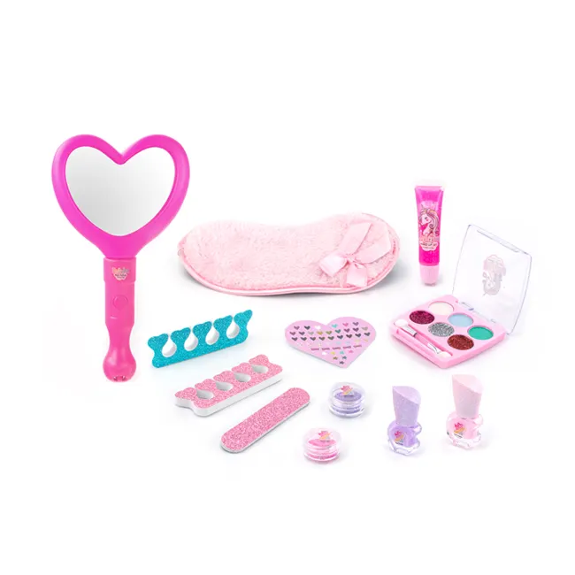 Jeu de beauté pour enfants pour faire semblant de jouer ensemble cosmétique de vernis à ongles manucure jouets de maquillage pour filles