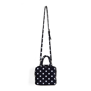Bolso cuadrado mini de moda con estampado de lunares para mujer, bolso de hombro o bandolera de nailon informal y práctico - Product Image 2