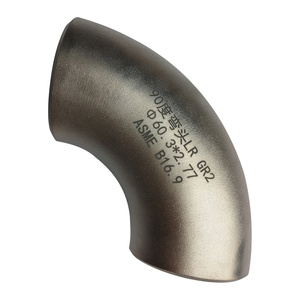 Hot Bán Titan Ống Xả Khuỷu Tay 120 Và 90 Và 45 Độ <span class=keywords><strong>ASTM</strong></span> <span class=keywords><strong>B363</strong></span> Tinh Khiết Titan Khuỷu Tay Sử Dụng Cho Xe Hơi Và Xe Máy Trang Bị Thêm - Product Image 4