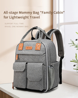 Multifunktions-Wickeltasche Reise-Rucksack für Frauen Mutter-Baby-Rucksack Großhandel 3-in-1 Polyester Wasserdicht Hochwertiger Reise-Baby-Rucksack