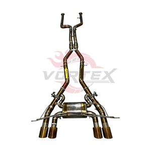 Échappement Valvetronic en alliage de titane poli miroir haute performance, soudé TIG, Vortex Universal, best-seller G80 M3 G81 G82 M4 - Product Image 1