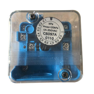 Interruptor de Presión C6097A0110 Suministrado por el Fabricante para Compresores de Aire y Quemadores de Gas, Medios de Agua, Voltaje Nominal de 220V - Product Image 2
