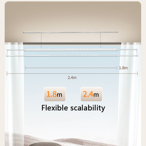 Corde <span class=keywords><strong>à</strong></span> <span class=keywords><strong>linge</strong></span> électrique intelligente dissimulée avec fonction de levage <span class=keywords><strong>à</strong></span> télécommande capable d'être cachée et de sécher les vêtements - Product Image 2