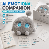 Robot en peluche électrique intelligent AI, animal de compagnie électronique parlant, chantant, dansant, musical, compagnon émotionnel, cadeau pour enfants, personnalisable