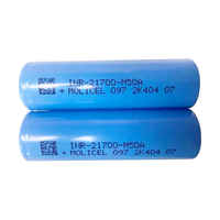 Batterie Lithium-Ion Rechargeable 21700, 3.7v, 5000mah, Molicel 21700 M50a pour vélo électrique