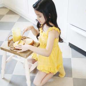 Conjunto de Ropa Infantil de Algodón para Niñas, Estilo Vintage, Precio Bajo - Product Image 2