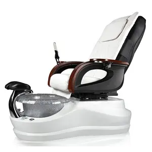 Great Foshan Factory Wholesale Nail Salon Furniture No Plumbing Luxury Pipeless Whirlpool Foot Spa Massage Pedicure Chair
