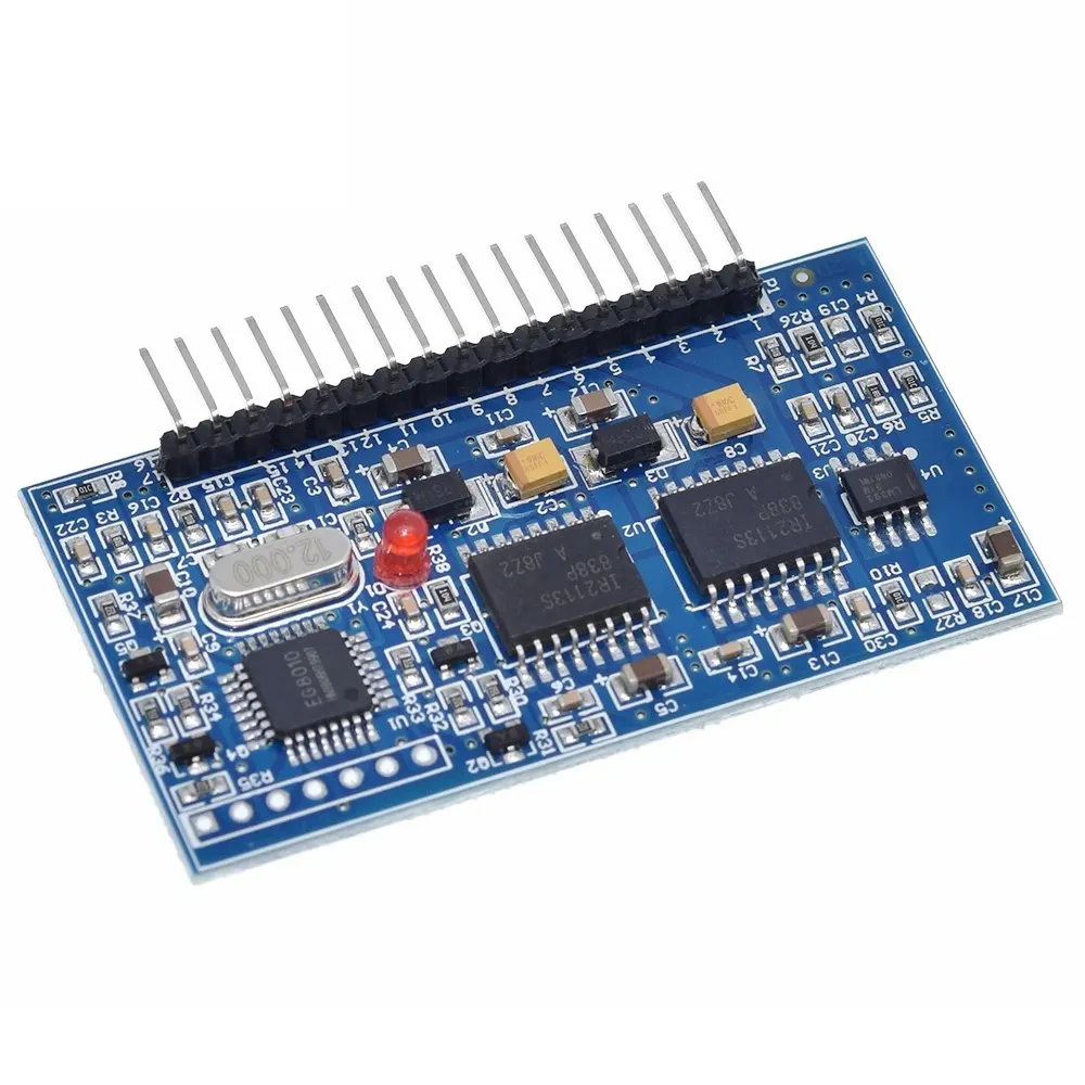 Yike-inversor de onda sinusoidal pura, placa controladora SPWM, 5V, EGS002, DC-AC, 12Mhz, oscilador de cristal, + Módulo de conducción IR2113