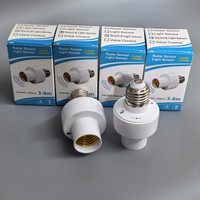 Adaptateur de douille E27 à induction radar pour ampoules intelligentes, interrupteur de lumière de pièce, interrupteur à détecteur de mouvement humain