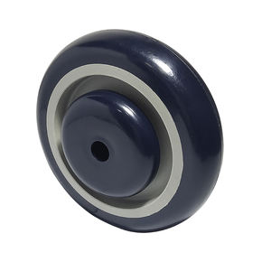 Panier PU roue de remplacement roulettes universelles 75 100 125 mm polyuréthane pour supermarché - Product Image 1