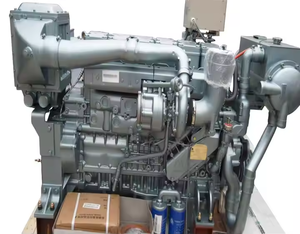 Moteur marin certifié CE de 400 ch avec boîte de vitesses, nouveau moteur 6 cylindres 4 temps pour bateau de pêche, yacht - Product Image 1