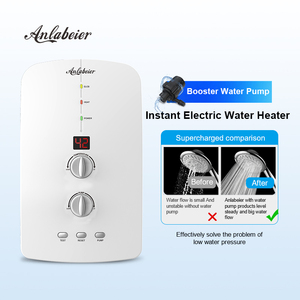Anlabeier Brand Booster Pump Electric Instant Tankless Water <strong>Heater</strong> Low Water Pressure <strong>Small</strong> Hot Water <strong>Heater</strong> - Product Image 4