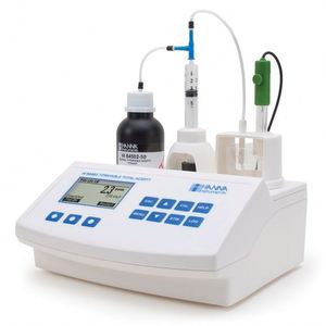 เครื่องวัดความเป็นกรดแบบไทเทรตขนาดเล็ก Hanna Instruments HI84502 ความละเอียด 0.1 กรัม/ลิตร พร้อมระบบกวน 600 รอบต่อนาที สำหรับไวน์ - Product Image 2