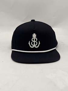 High Quality Fashion <b>Men</b> <b>Flat</b> Brim Baseball <b>Cap</b> 3D Puff Custom Logo 5 Panels <b>Cap</b> Snapback Hat With Rope Decoration - Product Image 4