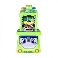 Machine de jeu vidéo d'arcade à monnayeur simulateur de course automobile pour FEC Funpark, en fer et plastique, pour enfants (version anglaise)