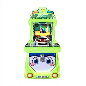 Machine de jeu vidéo d'arcade à monnayeur simulateur de course automobile pour FEC Funpark, en fer et plastique, pour enfants (version anglaise) - Product Image 2