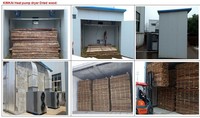 KINKAI Commerciële Warmtepomp Automatische Voedseldehydrator Tray Dryer voor Hout & Timmerwerk RVS 220/380V