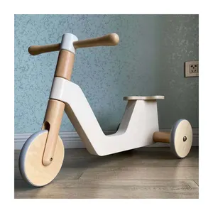 Деревянная игрушка для детей WOODDYTOY, детская игрушка для катания на велосипеде с резиновыми колесами