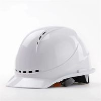 Casque de sécurité de construction ventilé Premium ABS Shell Ratchet Suspension Bump Cap Respirant Construction Casque de travail industriel
