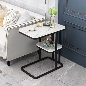 Luxury home <b>coffee</b> <b>table</b> side <b>table</b> trendy corner <b>table</b> modern minimalist <b>small</b> square <b>table</b> sofa-side cabinet living room - Product Image 2