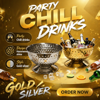 Seau à glace en acier inoxydable de luxe, grande capacité, tailles personnalisées disponibles, écologique, accessoires de bar modernes, minimaliste, pour les fêtes