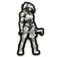 Petits patchs en caoutchouc PVC 2D personnalisés, badges en caoutchouc pour chaussures, chapeaux, vêtements, décoration
