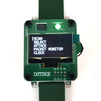 Reloj Deauther X de DSTIKE con Placa de Desarrollo ESP8266, Seguridad IoT para Herramientas de Ataque WiFi, Monitoreo, OLED, Ciberseguridad