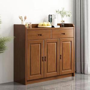 Scarpe moderne armadietto di stoccaggio in legno massello due o tre porte, casa ingresso Rack di stoccaggio, armadietto in rovere con più strati - Product Image 1