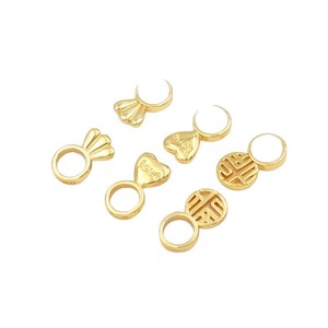 Pegatinas de silicona para pendientes con forma de corazón, de aleación de zinc, antideslizantes, con clip, accesorios de moda unisex - Product Image 5