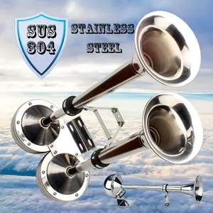 TZ-335 Stainless steel marine car electric horn super loud electric horn for cars yachts trucks