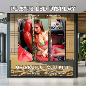 Pantalla de vídeo LED P2.5 P3 a todo color para interiores, pantallas de bienvenida de tienda minorista OEM con función Media SDK, pantalla LED de póster - Product Image 3