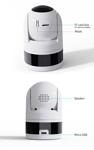 Tuya Indoor WiFi Beveiligingscamera HD PTZ CMOS Sensor Nachtzicht Alarm Bewegingsdetectie Ingebouwde Microfoon Geheugenkaart Groothoek - Product Image 4