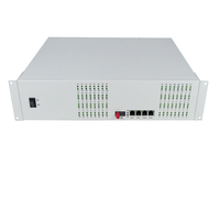 Téléphone 128 canaux fxs/fxo RJ11 avec convertisseur de voix sur fibre optique multiplexeur FE avec émetteur-récepteur vocal Ethernet