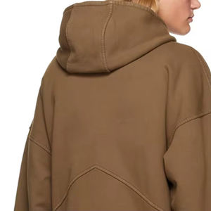 Sudadera con Capucha Personalizada de Algodón Grueso para Hombre, con Cierre Completo y Hombros Caídos, Venta al por Mayor, MOQ Bajo, OEM - Product Image 6