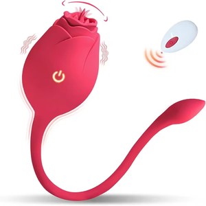 STELLAR PATH CoupleWomen Remote <b>Control</b> Clitoral Panty Nipple G-Spot <b>Vibrator</b> -Shaped Silicone Vibrating Rose Tongue - Product Image 1
