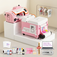 Printer DTF 13" Baru M1630Pro Penggoyang Bubuk Otomatis Mode Liburan Anti-Macet Sirkulasi Tinta Putih XP600 Tunggal Portabel untuk Kaos