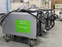 Cargador Portátil para Vehículos Eléctricos de 40kW, Cargador Rápido de Corriente Continua GBT