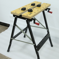 Usine réglable pliant métal Table de travail banc Table de travail du bois banc de travail support scie cheval