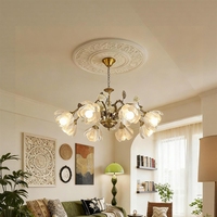 Classique, romantique, rétro, champêtre, rose, lustre français, style chinois, luxe léger, salon, chambre, salle à manger