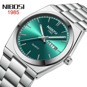 Montre à quartz de luxe pour homme, toute nouvelle, en acier inoxydable, étanche 3 ATM, lumineuse, avec affichage de la date et du jour, cadran 40-44 mm, modèle 2658 - Product Image 3