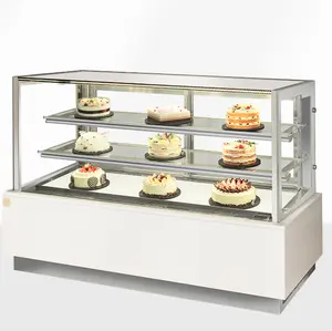 Réfrigérateur personnalisé Présentoir à gâteaux Comptoir Vitrine à pain Équipement Réfrigérateur à gâteaux Vitrine réfrigérée Comptoir pour magasin