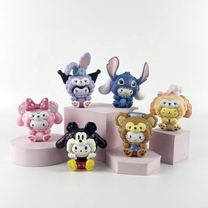 ตัวการ์ตูนน่ารักน่ารักน่ารักๆ3D การ์ตูน PVC คอสเพลย์คุโรมิเมโลดี้แอคชั่นฟิกเกอร์ตุ๊กตาของเล่นตกแต่งรถยนต์ - Product Image 1