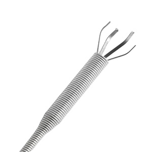 Déboucheur de canalisation multi-tailles avec ressort, pince à cheveux, courbe étroite, fil métallique, serpent pour nettoyer les canalisations, déboucheur de toilettes avec 4 griffes - Product Image 6