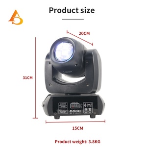 Nuevas llegadas: Luz móvil LED de haz de 100W para fiestas y eventos (luces LED móviles) - Product Image 3