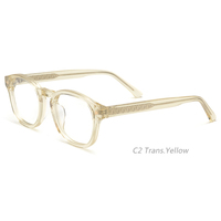 25107 Montures de lunettes optiques unisexes en acétate en gros – Lunettes de vue de luxe tendance et élégantes
