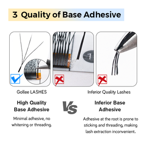 Gollee 3D-6D W форма ручной работы наращивание ресниц 3D 4D 5D 6D 8D ресницы готовый веер натуральный мягкий легкий матовый плотный с ресницами cilios YY - Product Image 5