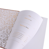 Livre de recettes alimentaires à couverture rigide personnalisé avec menu de table à thé imprimé en couleur couché offset et papier fantaisie pour usage professionnel